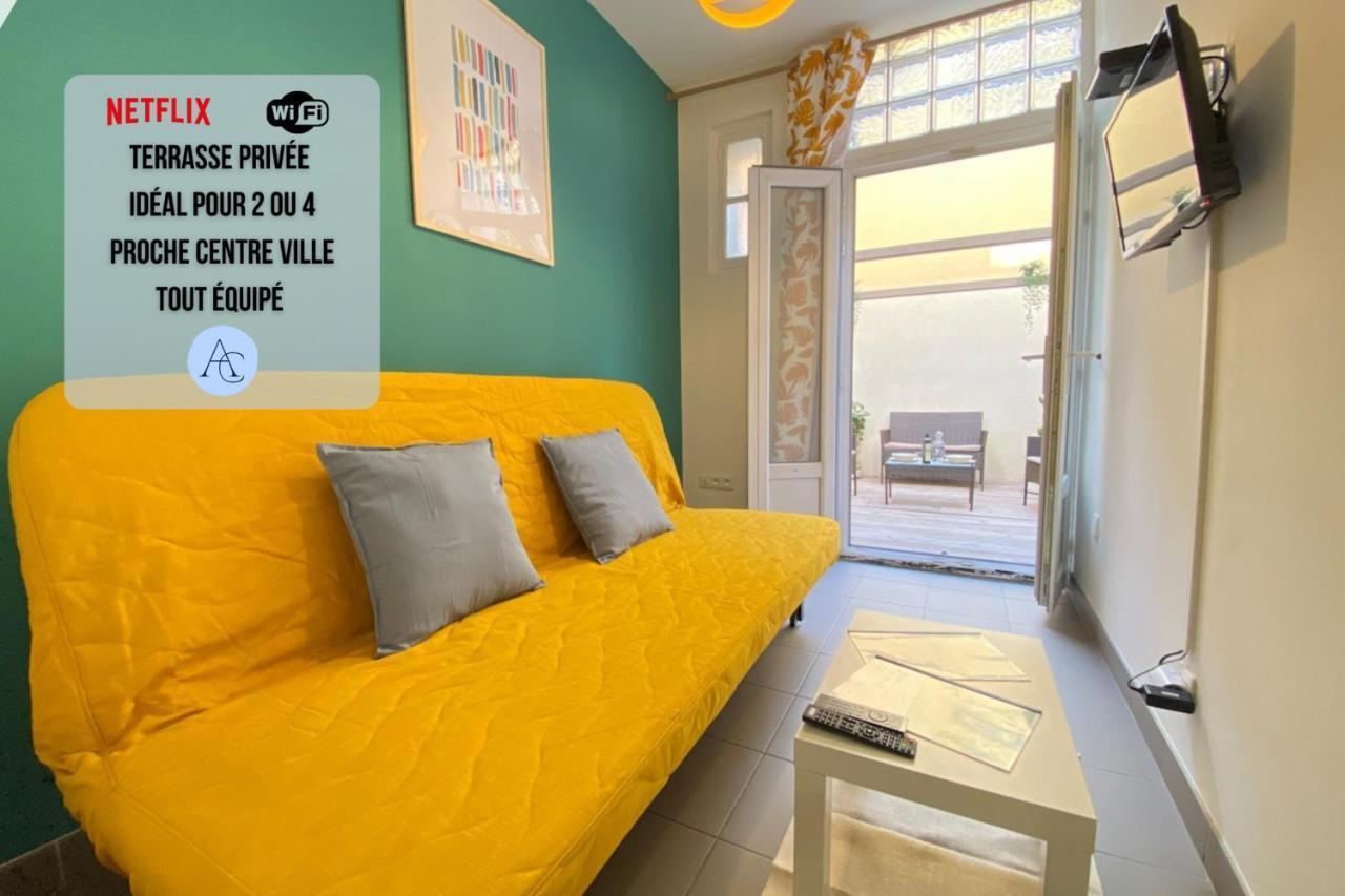 מרסיי Happyhome Terrasse En Ville Fastwifi Netflix מראה חיצוני תמונה